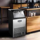 Máquina De Gelo Profissional Hq 45kg Turbo Ice Preta E Inox H