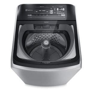 Lavadora de Roupa 17 Kg Prata Perfect Care Digital Com Vapor e Jatos Poderosos Electrolux - 110v - Leh17