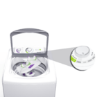 Máquina De Lavar Consul 9 Kg Branca Com Dosagem Econômica E C