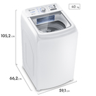 Máquina De Lavar Electrolux 13kg Branca Essential Care Com Ce