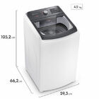 Máquina De Lavar Electrolux 14kg Branca Premium Care Com Cest