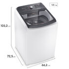 Máquina De Lavar Electrolux 17kg Branca Premium Care Com Cest