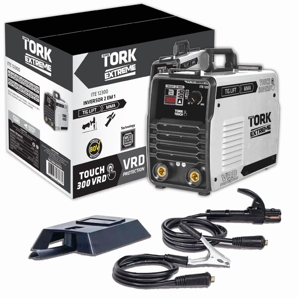 Máquina De Solda Inversora 300a Super Tork 220v Touch 300vrd