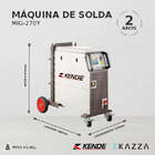 Máquina De Solda Inversora Kende Mig-270y Mono 220v