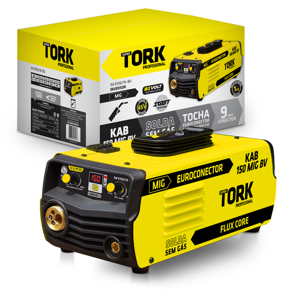 Máquina De Solda Mig Sem Gás 150a Super Tork Bivolt