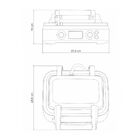 Máquina De Waffle Tramontina By Breville Em Aço Inox Fosco 12