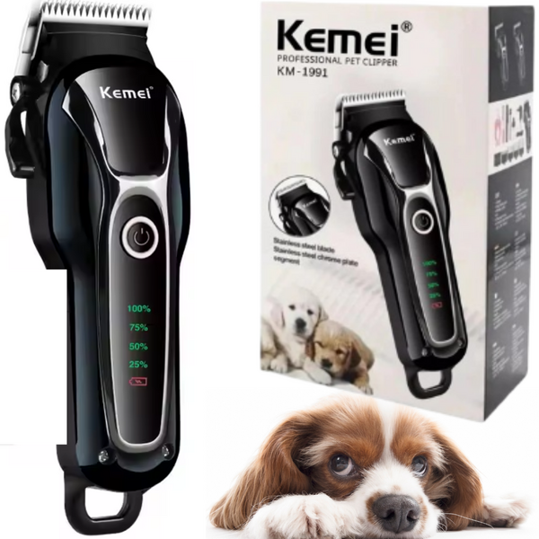 Maquina E Kit Tosa Profissional Silenciosa Pet Cachorro