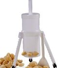 Máquina Faz Nhoque Manual De Plástico Branca Tripé Espátula