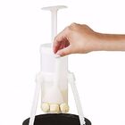 Máquina Faz Nhoque Manual De Plástico Branca Tripé Espátula