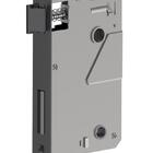 Maquina Fechadura Banheiro 55mm Canto Reto Preto Fosco Alianca