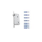 Maquina Fechadura Entrada 55mm Canto Reto Inox Polido Alianca