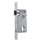 Maquina Fechadura Entrada S40 Canto Reto Inox Polido Alianca