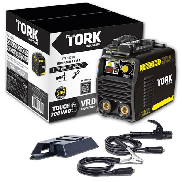 Máquina Inversora De Solda 200a Tig Eletrodo Tork Ite-10200 2