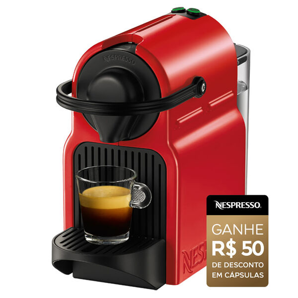 Máquina Para Café Inissia Vermelha Nespresso - 127v 110v