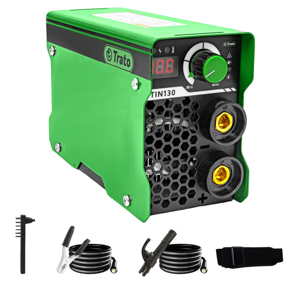 Máquina Solda Inversora Mma Tin130 Trato - 220v