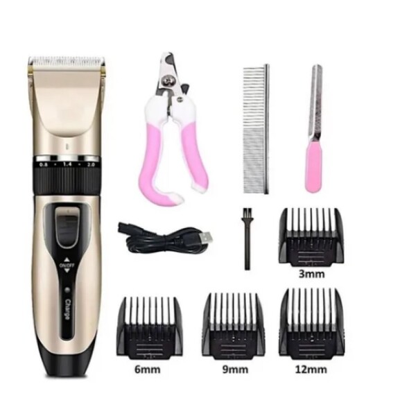 Maquina Tosa S/fio P/caes Gatos Todos Tamanhos Ag-101 Golden