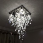 Maravilhoso Lustres De Cristal  Legítimo E Base Em Inox Brilh