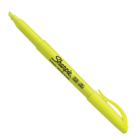 Marca Texto Sharpie Paper Mate Amarelo Com 12 Unidades