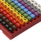 Marcador Anilha Encaixe 0,5-1,5 Mm² Wic1 Números 0-9 Cores Ca