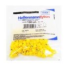 Marcador Anilha P/ Cabos 1.5 A 10 Mm² Mhg3/7 Fundo Amarelo Nú