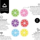 Marcador De Copos Ou Tacas  6 Unid Silicone