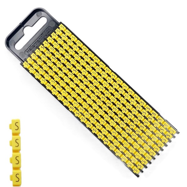 Marcador Encaixe Wic2 Letra S 2,8-3,8mm 1,5-2,5 Mm² Cartela