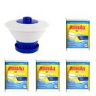 Margarida Clorador Flutuador C/ 4 Pastilhas De Cloro Piscina
