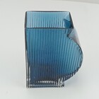 Marinella Vaso Decorativo Enfeite 15x11x6cm Vidro Azul