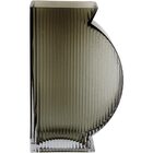 Marinella Vaso Decorativo Enfeite 20x12x6cm Vidro Cinza