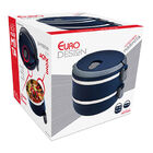 Marmita Dupla Lunch Box Azul, Lb1234-az , Euro Home
