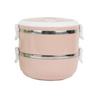 Marmita Dupla Pote C/ Trava Lunch Fit Lancheira - Salmão