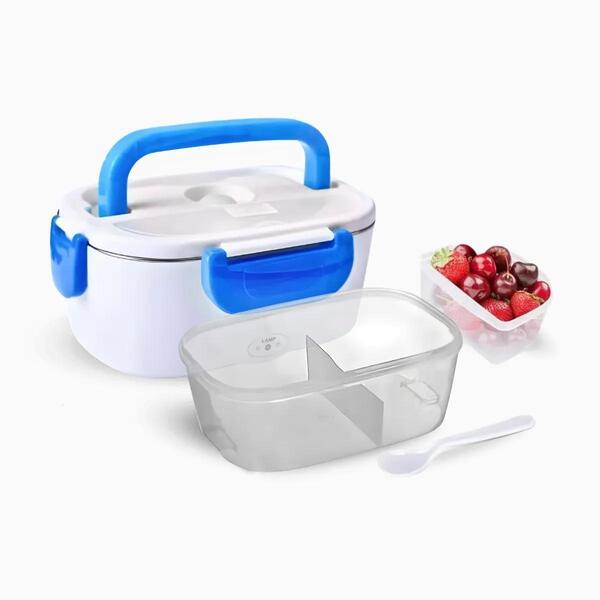 Marmita Elétrica Portátil Bivolt Viagem - Azul