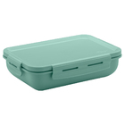 Marmita Hermetica Retangular Verde Ou