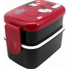 Marmita Mickey Disney Com Divisoria Garfo 470ml Vermelho