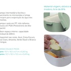 Marmita Prática Bento Box Dupla 1,2l Microondas Com Talheres