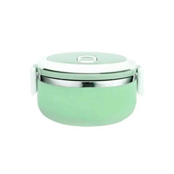 Marmita Redonda Pote C/ Trava Lunch Fit Lancheira - Verde