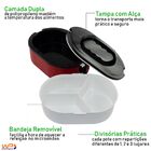 Marmita Térmica 2 4 Litros Com Alça 3 Pratos Removíveis - Wp