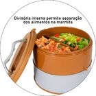 Marmita Térmica 3 6 Litros 2 Pratos Removíveis Com Alça - Cin