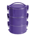 Marmita Termoprática Roxa Conjunto 3 Unidades