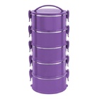 Marmita Termoprática Roxa Conjunto 5 Unidades