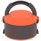 Marmita Vianda Plus Sem Divisória Qualidade Marrom Soprano