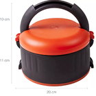 Marmita Vianda Plus Sem Divisória Qualidade Marrom Soprano