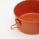 Marmitinha metal alta para doce abóbora 12cm Zôdio