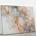 Mármore Dourado Tons Terrosos Quadro Canvas 120x80cm
