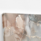 Mármore Dourado Tons Terrosos Quadro Canvas 60x40cm