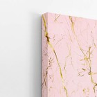 Mármore Rose E Dourado Decorativo Quadro Canvas 100x70cm