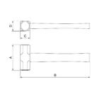 Marreta Oitavada Com Cabo De Madeira 500 G Tramontina Pro