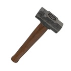 Marreta Premium Cabo De Madeira Envernizado Cunha Aço 1kg