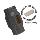 Marreta Premium Cabo E Cunha De Madeira Envernizado 10kg