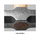 Marreta Quadrada Com Cabo De Madeira 800 G Jateado